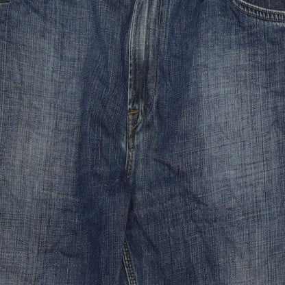 Womens UK Size 40 in Marks and Spencer Regular Fit Straight Blue Jeans