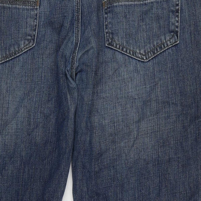 Womens UK Size 40 in Marks and Spencer Regular Fit Straight Blue Jeans