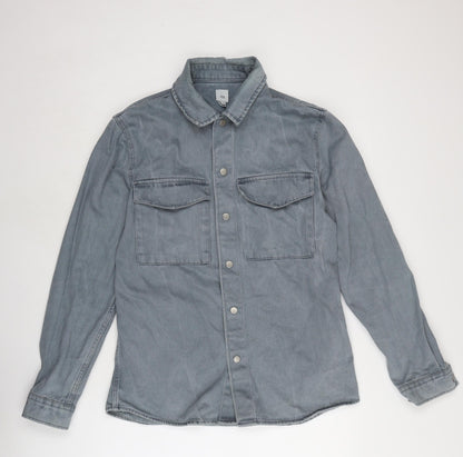 Mens UK Size M River Island Blue Jacket