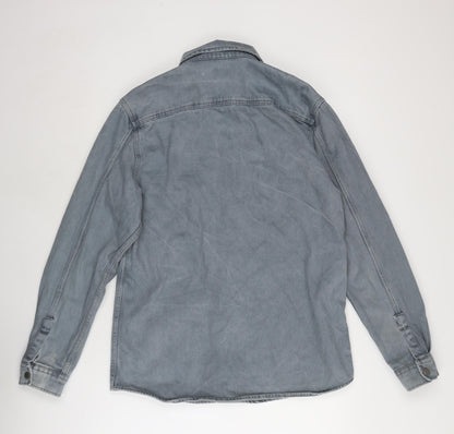 Mens UK Size M River Island Blue Jacket