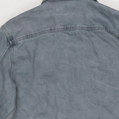 Mens UK Size M River Island Blue Jacket
