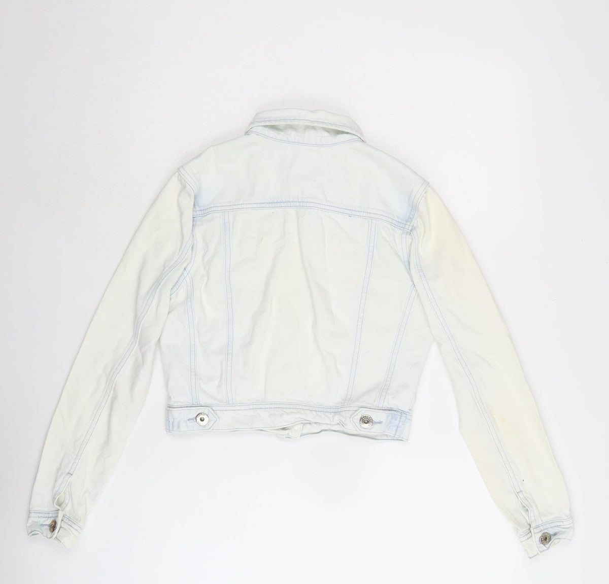 Lipsy London Womens Ivory Jacket Size S Button