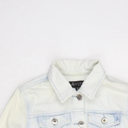 Lipsy London Womens Ivory Jacket Size S Button