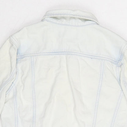 Lipsy London Womens Ivory Jacket Size S Button