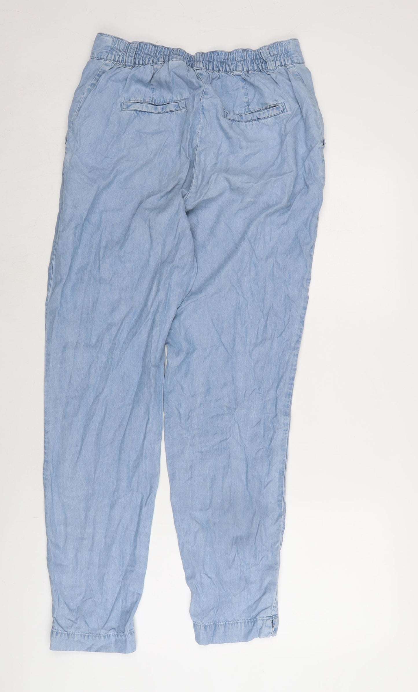 Womens UK Size 10 NEXT Regular Fit  Blue Trousers