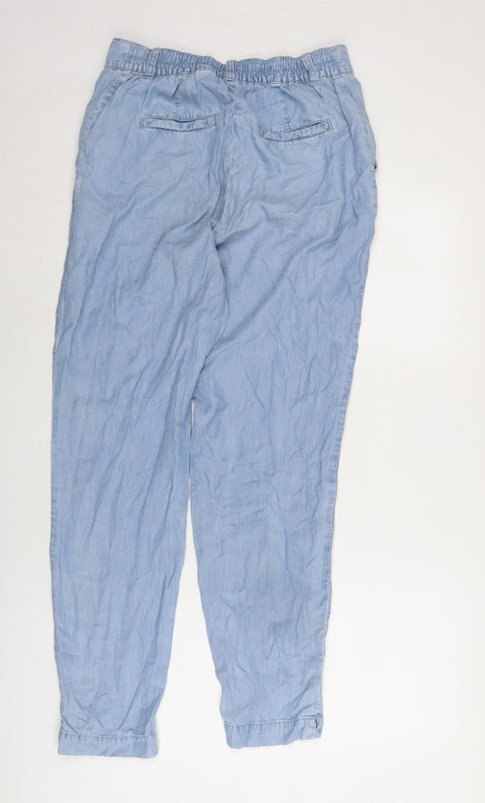Womens UK Size 10 NEXT Regular Fit  Blue Trousers