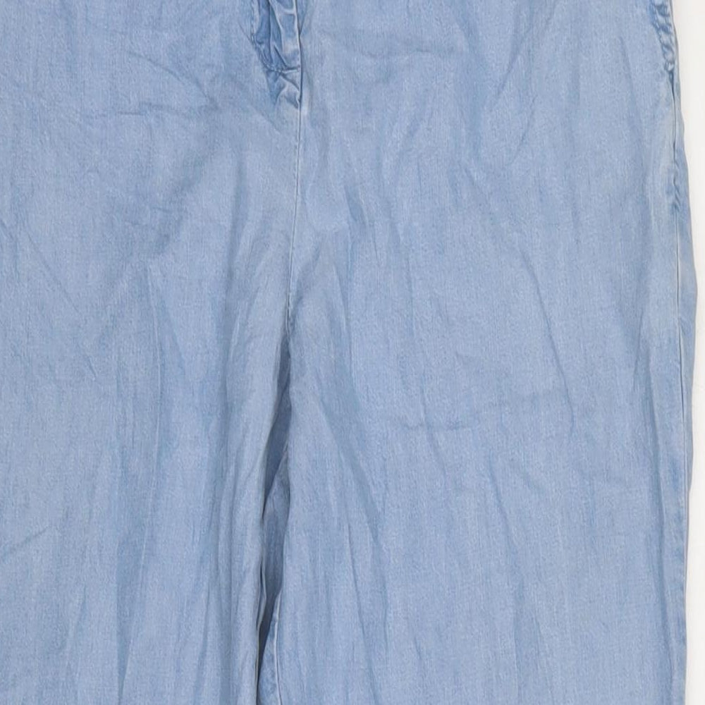Womens UK Size 10 NEXT Regular Fit  Blue Trousers
