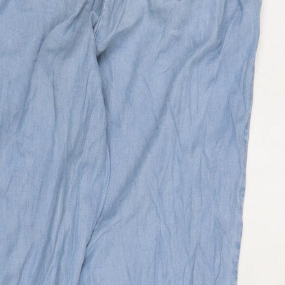 Womens UK Size 10 NEXT Regular Fit  Blue Trousers