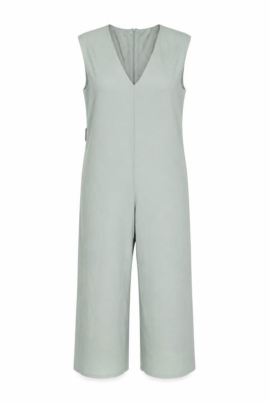 Womens UK Size S Zara One-Piece Green Jumpsuit