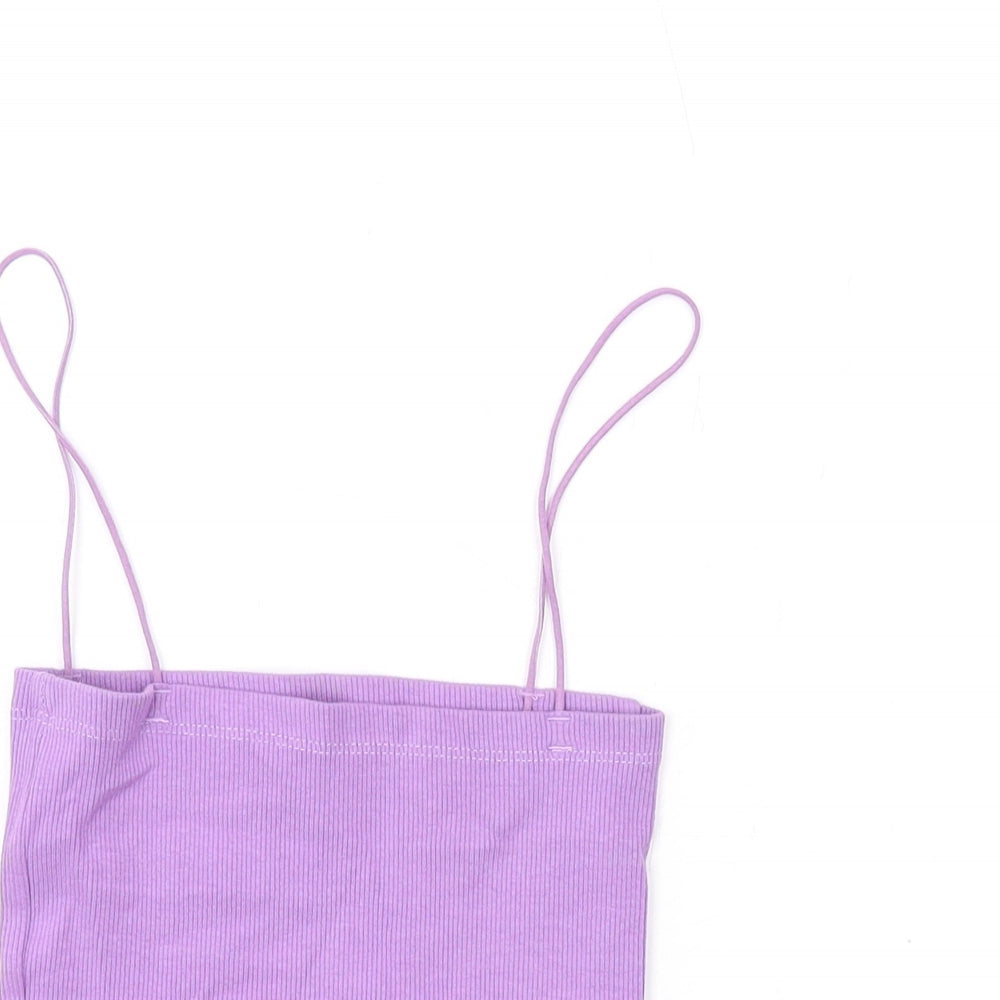 Womens UK Size S Zara Purple Camisole Tank