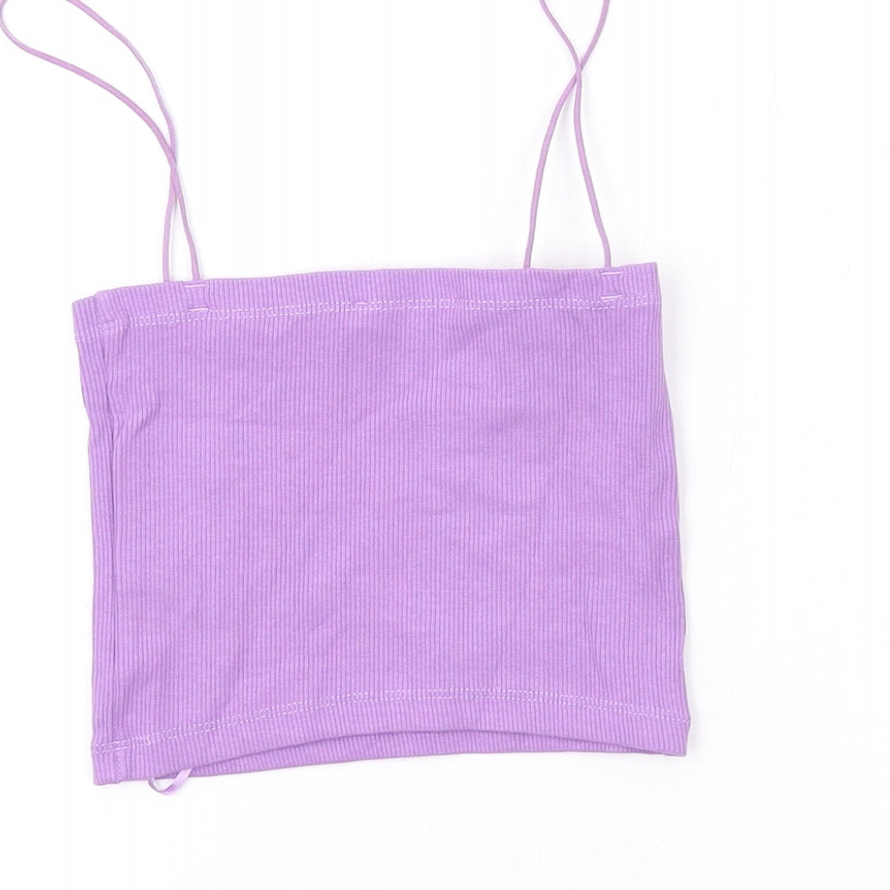 Womens UK Size S Zara Purple Camisole Tank