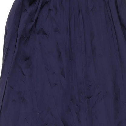 Zara Womens Blue Viscose Jumpsuit One-Piece Size M L26 in Zip