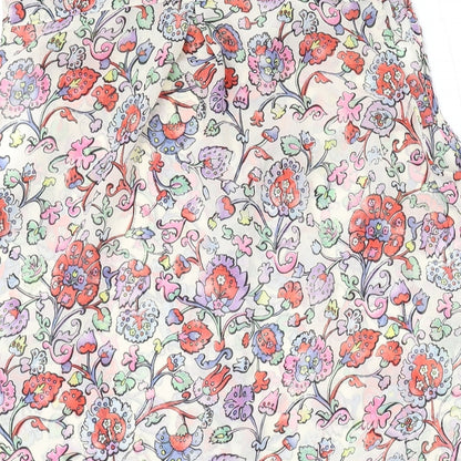 Womens UK Size 4 H&M Multicoloured Basic Blouse