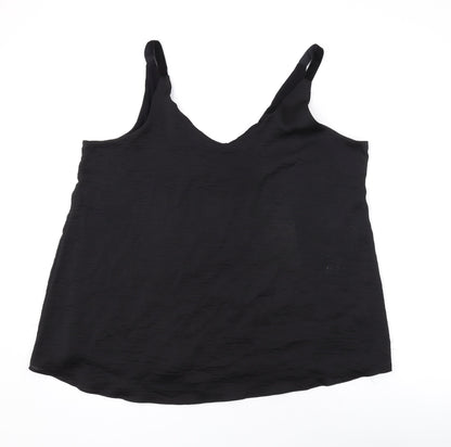 Womens UK Size 20 NEXT Black Basic Tank