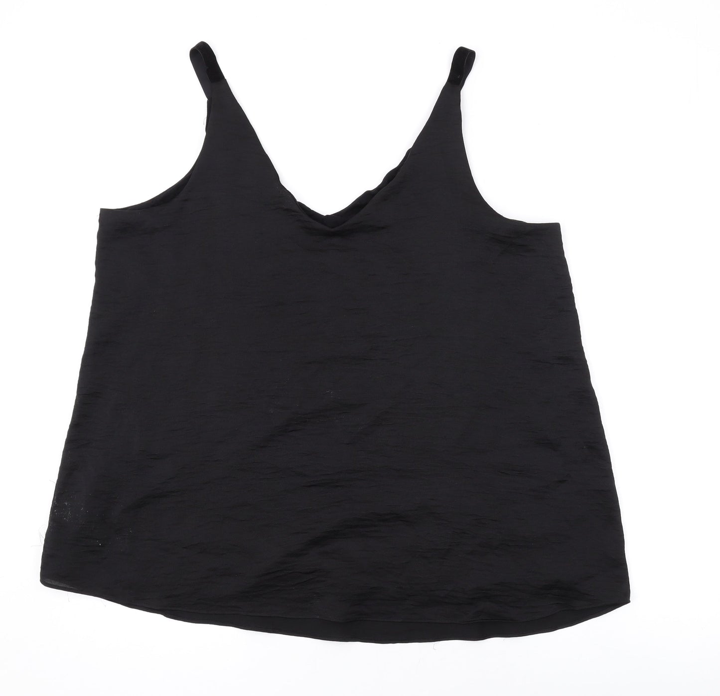 Womens UK Size 20 NEXT Black Basic Tank
