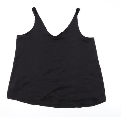 Womens UK Size 20 NEXT Black Basic Tank