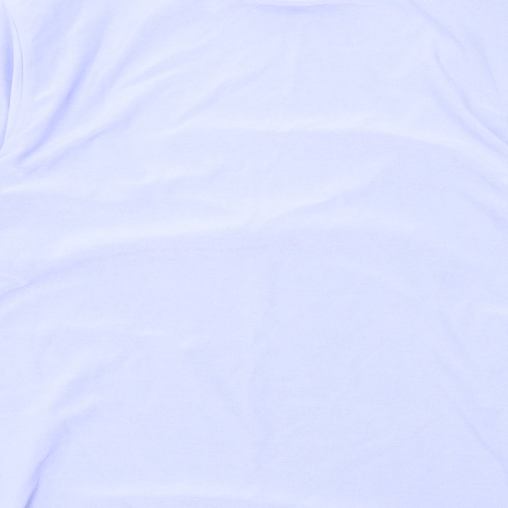 Womens UK Size 12 New Look Blue Basic Blouse