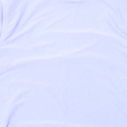 Womens UK Size 12 New Look Blue Basic Blouse