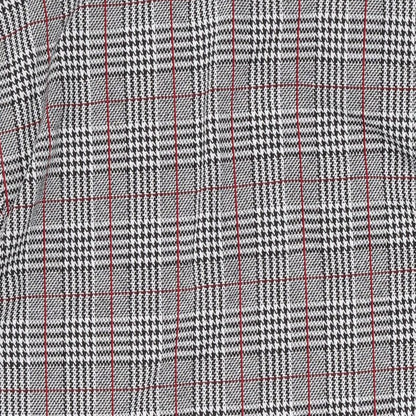 Zara Womens Grey Plaid Polyester A-Line Size M Round Neck Pullover