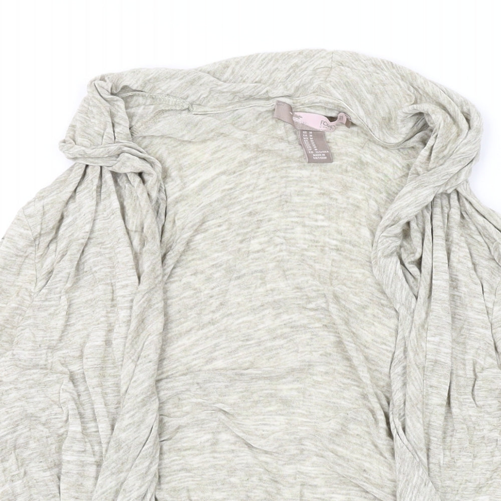 Womens UK Size M FOREVER 21 Beige Cardigan Jumper