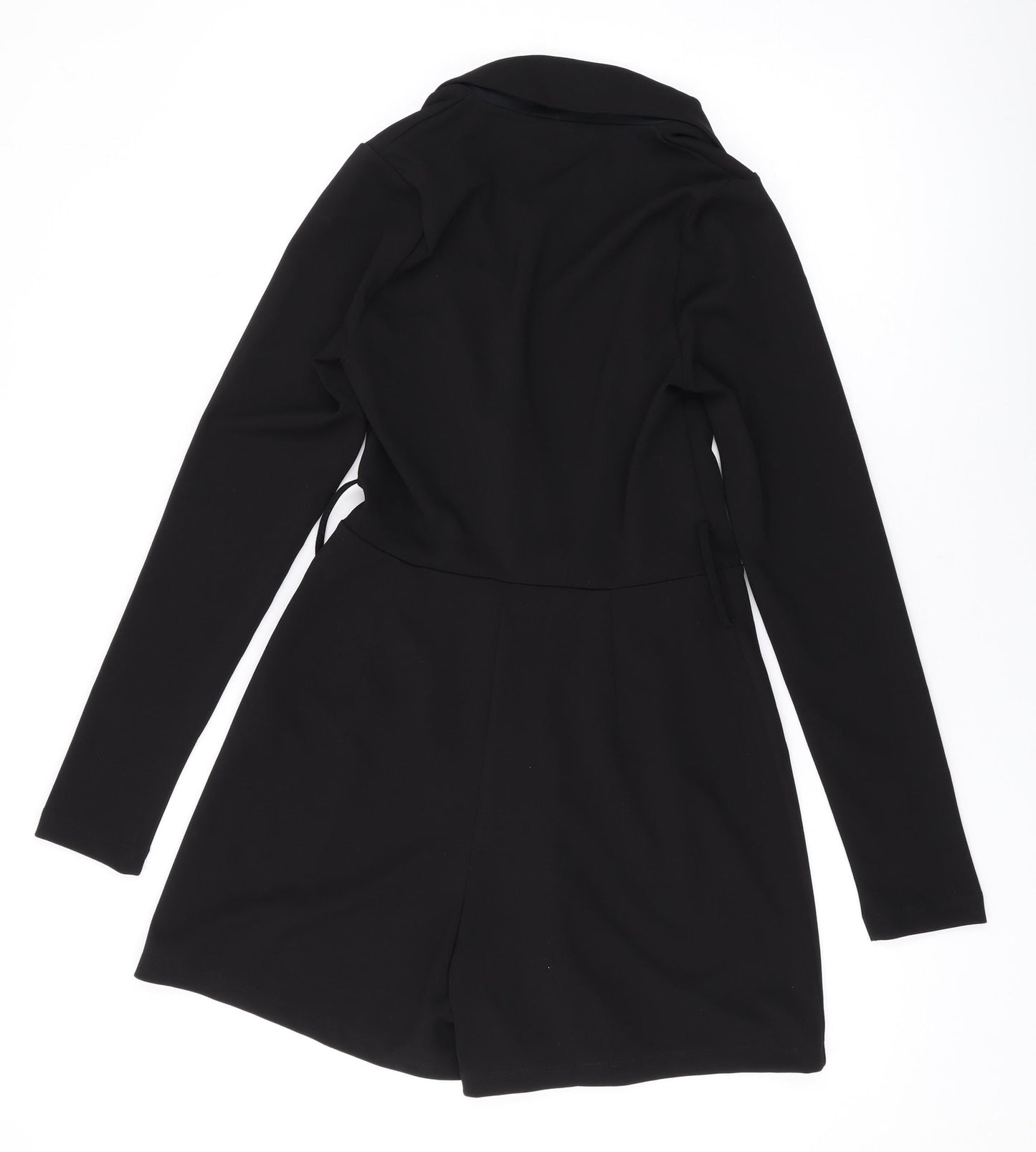 Womens UK Size 8 ASOS One-Piece Black Playsuit