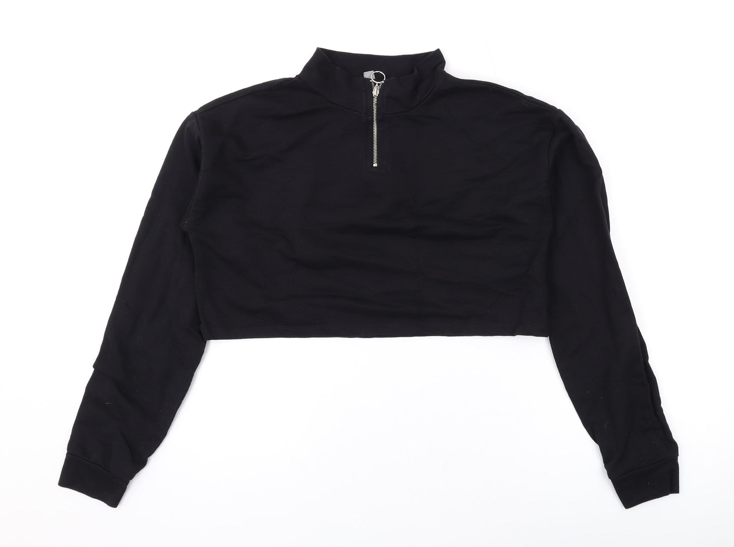 Womens UK Size 6 ASOS Black Pullover Sweatshirt
