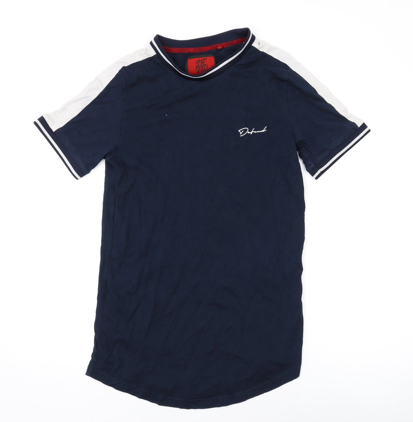 Mens UK Size L DFND Blue  T-Shirt