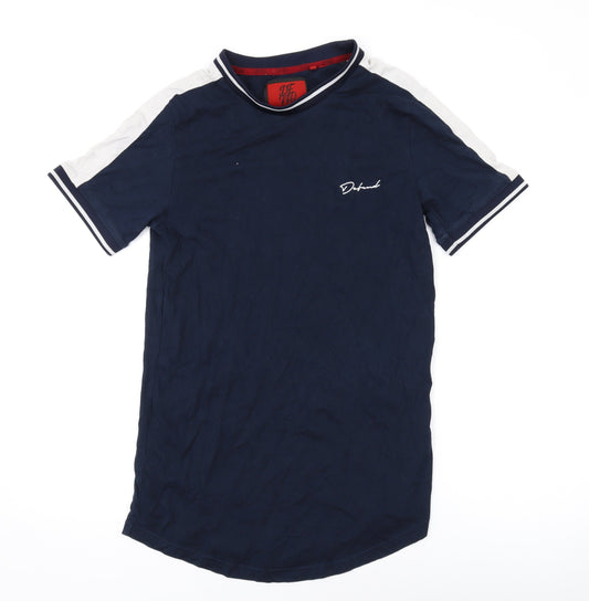 Mens UK Size L DFND Blue  T-Shirt