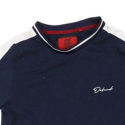 Mens UK Size L DFND Blue  T-Shirt