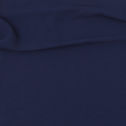 Coco Bianco Womens Blue Polyester Basic T-Shirt Size M Round Neck