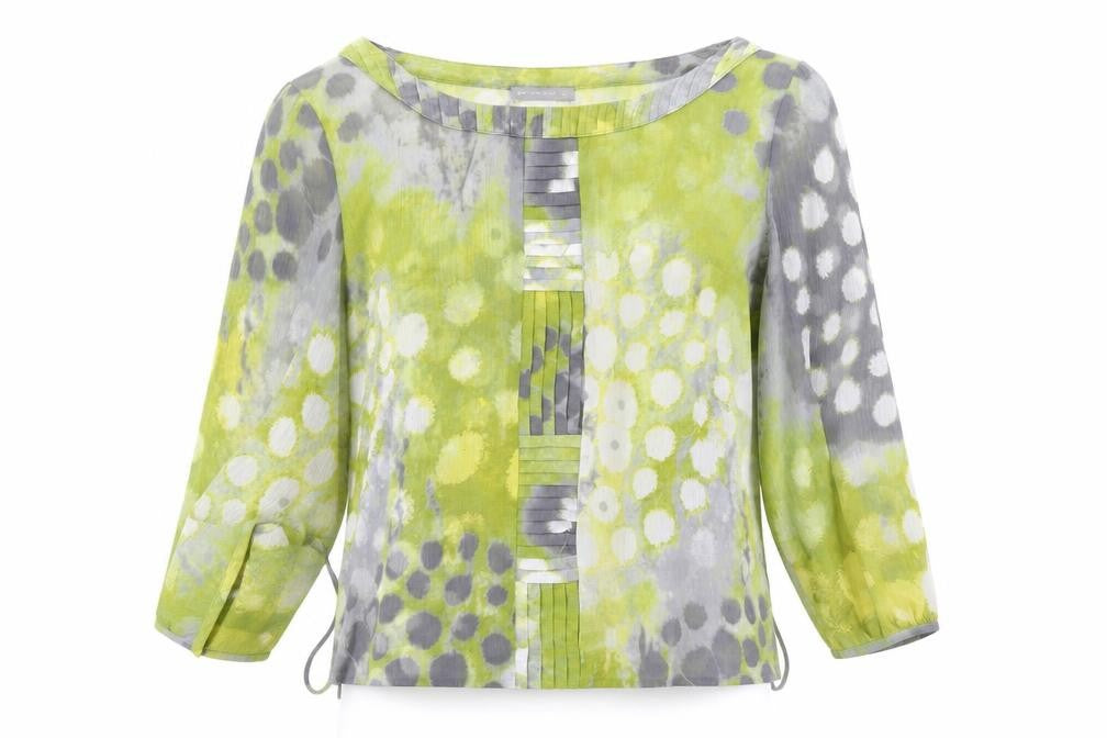 Womens UK Size 10 Marks and Spencer Green Basic Blouse