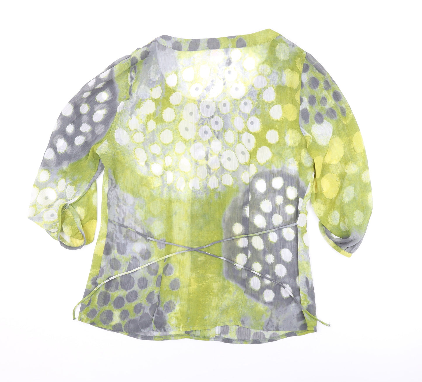 Womens UK Size 10 Marks and Spencer Green Basic Blouse