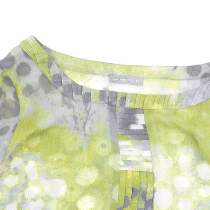 Womens UK Size 10 Marks and Spencer Green Basic Blouse