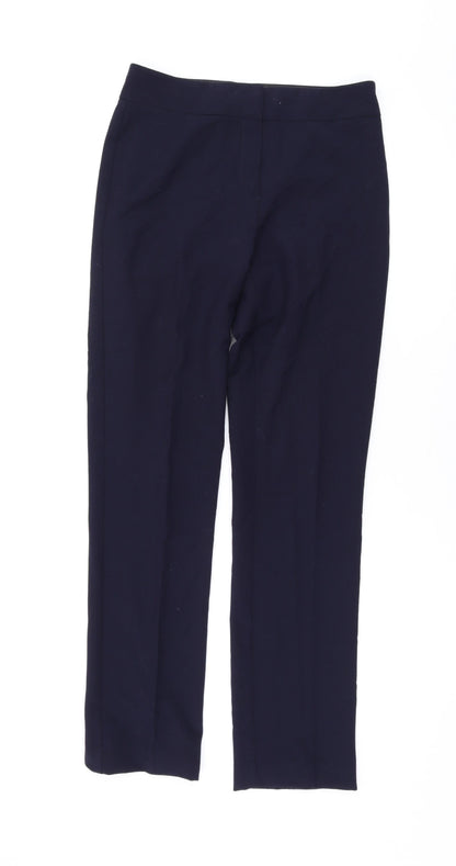 Womens UK Size 8 Marks and Spencer Regular Fit  Blue Trousers