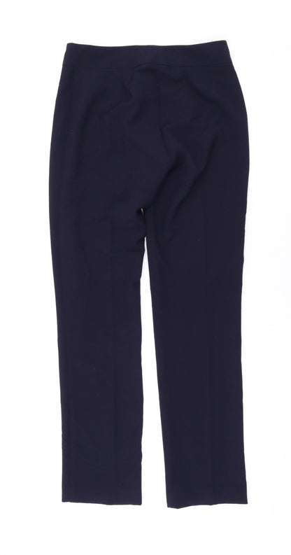 Womens UK Size 8 Marks and Spencer Regular Fit  Blue Trousers