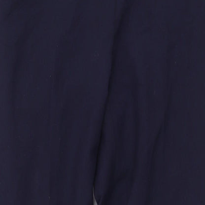 Womens UK Size 8 Marks and Spencer Regular Fit  Blue Trousers