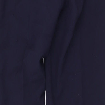 Womens UK Size 8 Marks and Spencer Regular Fit  Blue Trousers