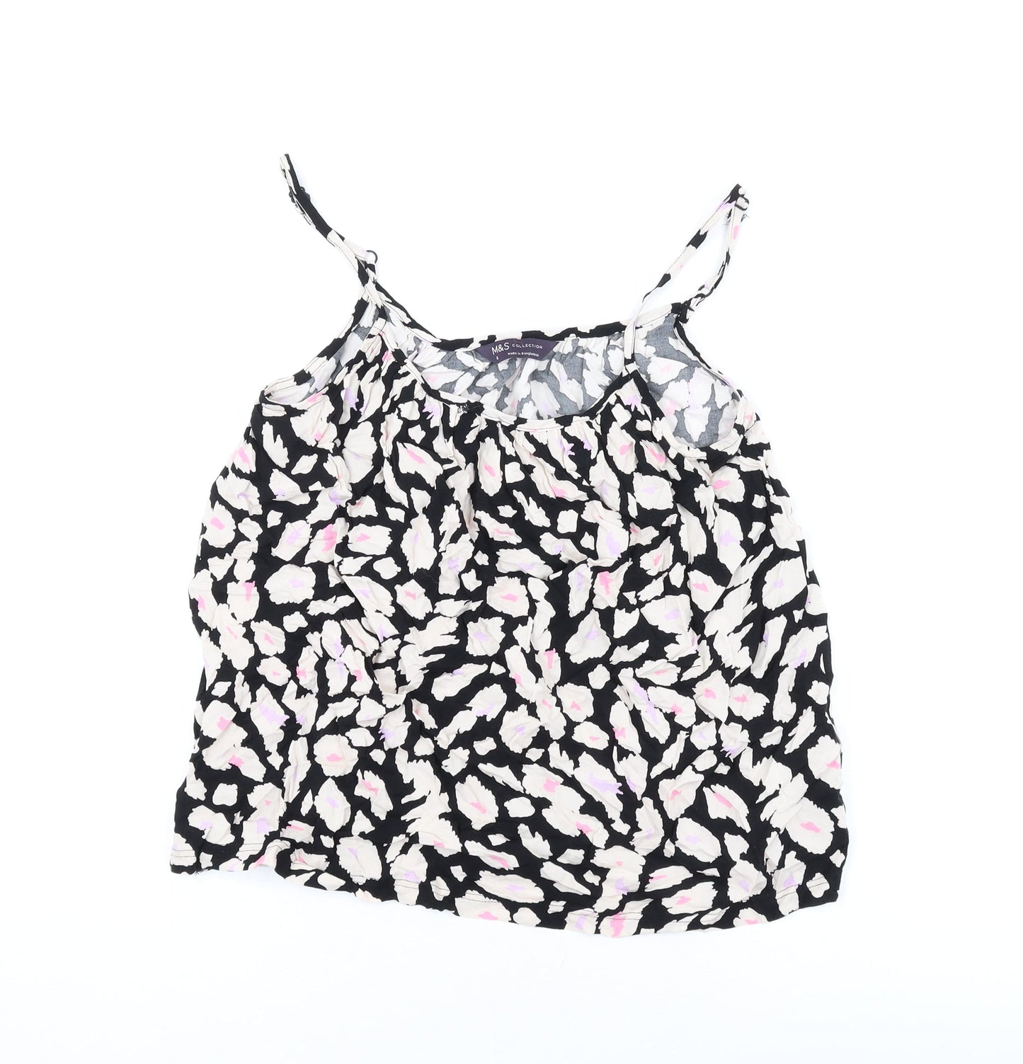 Womens UK Size 6 Marks and Spencer Black Camisole Tank