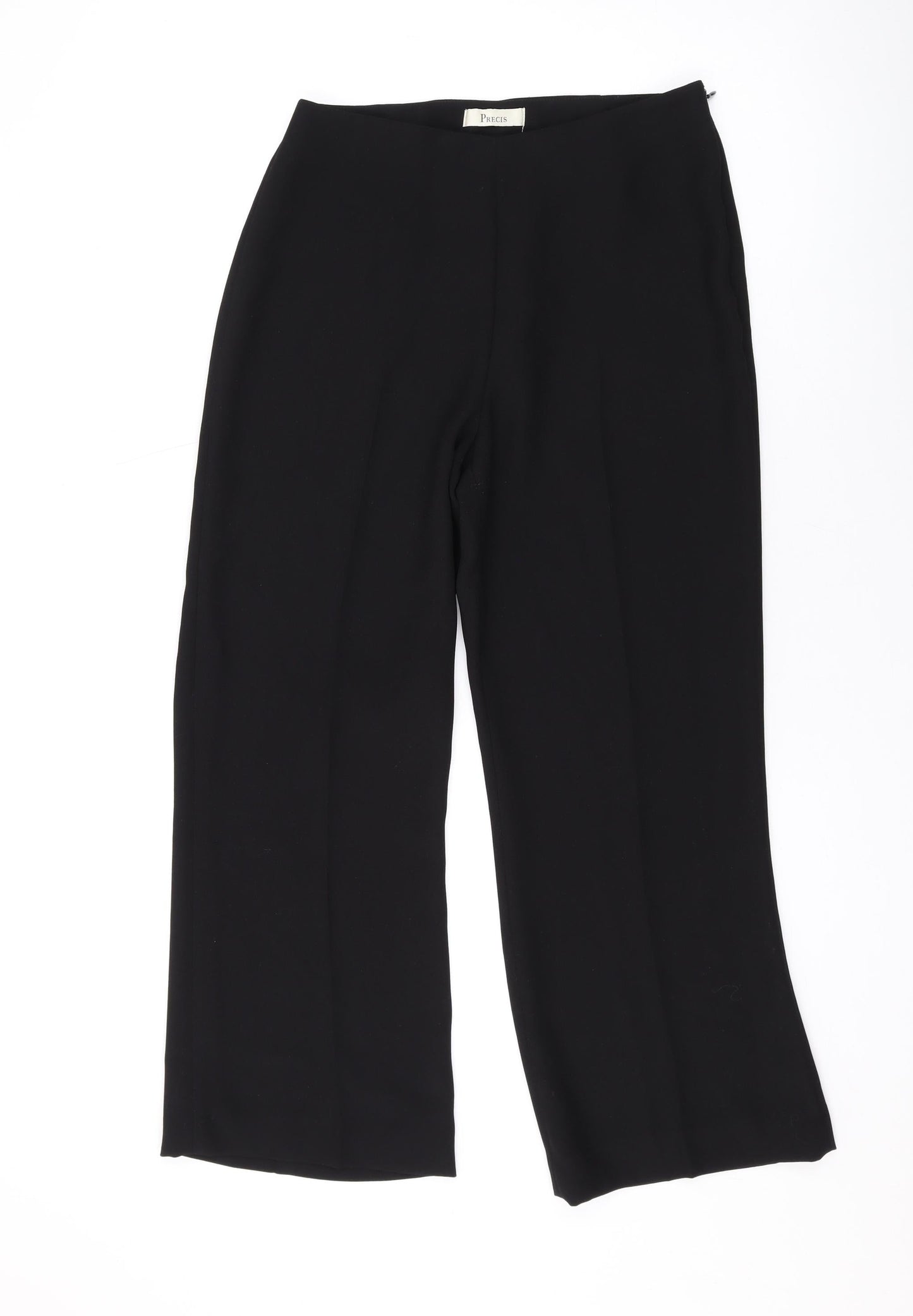 Womens UK Size 8 Precis Regular Fit  Black Trousers