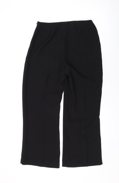 Womens UK Size 8 Precis Regular Fit  Black Trousers