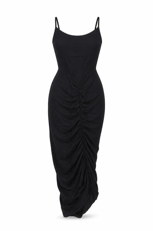 ASOS Womens Black Viscose Bodycon Size 10 Scoop Neck Pullover