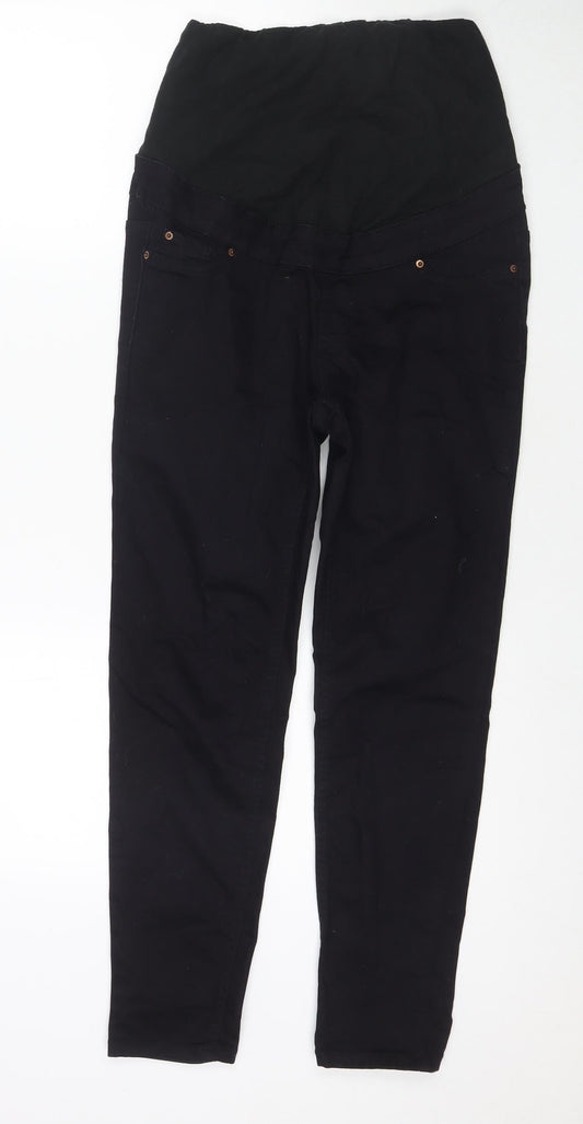 New Look Womens Black Cotton Skinny Jeans Size 8 L26 in Regular