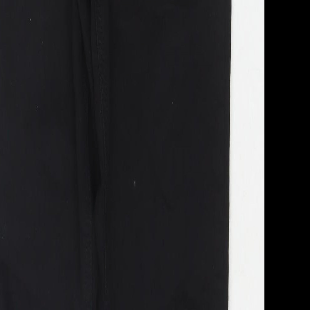 Topshop Womens Black Cotton Skinny Jeans Size 26 L36 in Regular Zip