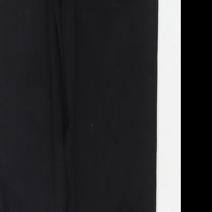 Topshop Womens Black Cotton Skinny Jeans Size 26 L36 in Regular Zip