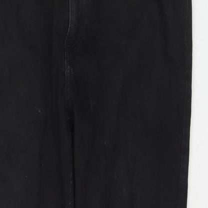 Womens UK Size 36 in Marks and Spencer Regular Fit Tapered Black Jeans