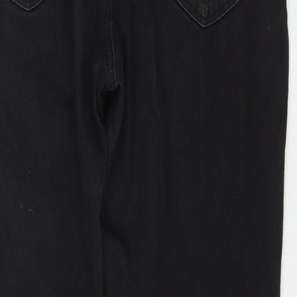 Womens UK Size 36 in Marks and Spencer Regular Fit Tapered Black Jeans
