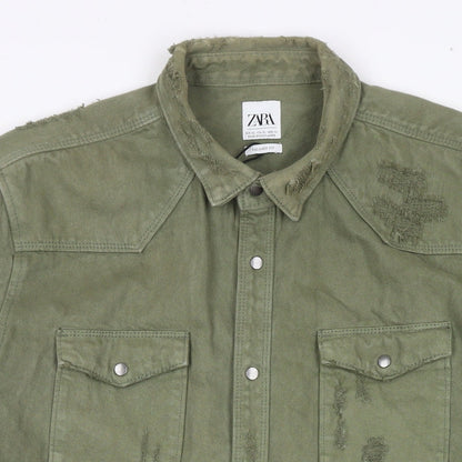 Womens UK Size XL Zara Green Jacket
