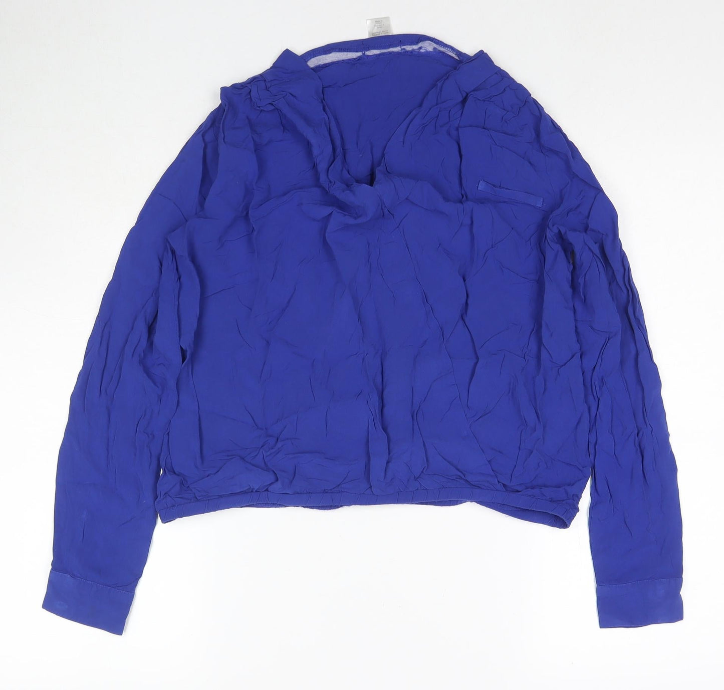 Womens UK Size 10 La Redoute Blue Basic Blouse
