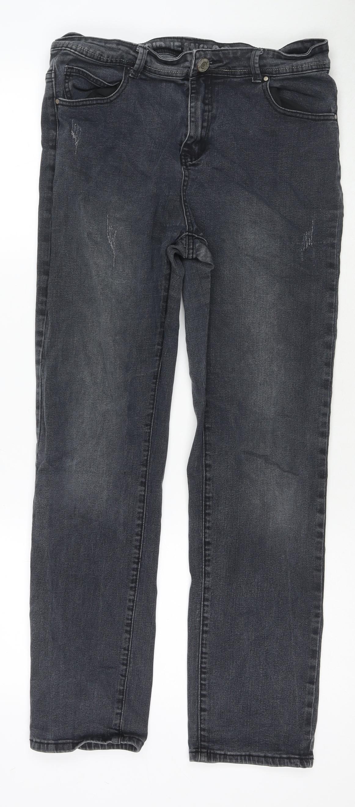 Voir Jeans Womens Black Cotton Skinny Jeans Size 32 in L27 in Regular Zip