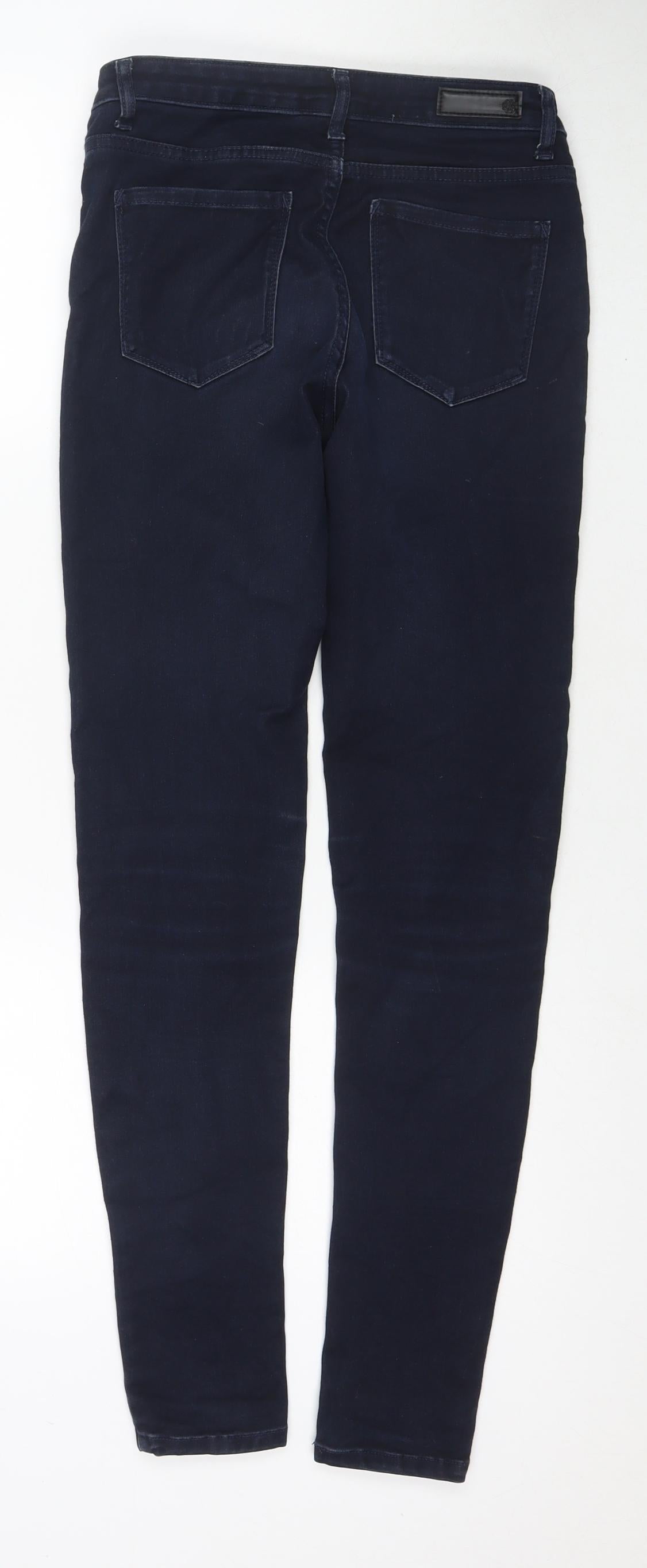 Womens UK Size S Pieces Regular Fit Skinny Black Jeans